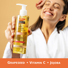 Palmer's Huile Nettoyante Visage – vitamine C et argan pour clarifier et hydrater.