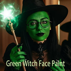 Paminify baton-maquillage vert sombre, effets spéciaux pour cosplay.