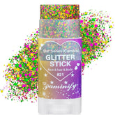 Paminify stylo paillettes Mardi Gras sur cheveux et visage pour un éclat rapide
