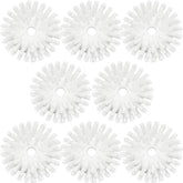 Pamrack recharge brosse paume – tête de remplacement de 8 pièces pour vaisselle efficace