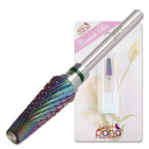 Foret PANA 5-en-1 arc-en-ciel, coupe rapide des ongles en acrylique ou gel dur
