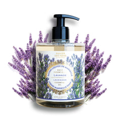 Panier des Sens Savon Mains Lavande – mousse douce pour peau propre et rafraîchie.