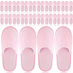 Panitay 20 paires chaussons spa pour invités, confort et hygiène.