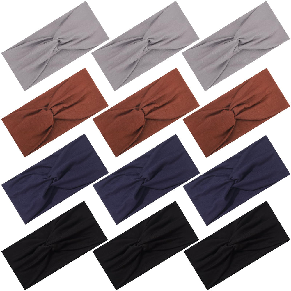 Panleding ensemble bandeaux elastiques 12 pièces polyvalents pour sport et quotidien