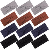 Panleding ensemble bandeaux elastiques 12 pièces polyvalents pour sport et quotidien