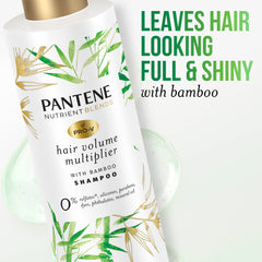 Pantene Bambou Extrait, brillance et vitalité pour cheveux fins.