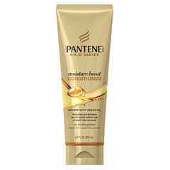 Pantene Gold Series Moisture Boost Conditioner bouteille, douceur instantanée et brillance naturelle