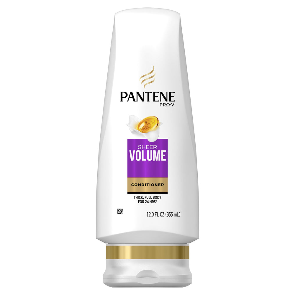 Pantene Pro-V Après-Shampooing Volume Léger — bouteille visible, coiffage léger et durable