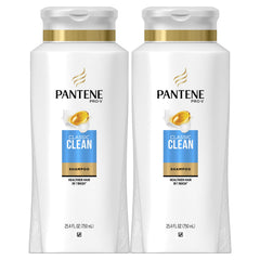 Pantene Pro-V Classic Clean Shampoo – bouteille du lot double, favorisant cheveux propres et brillants