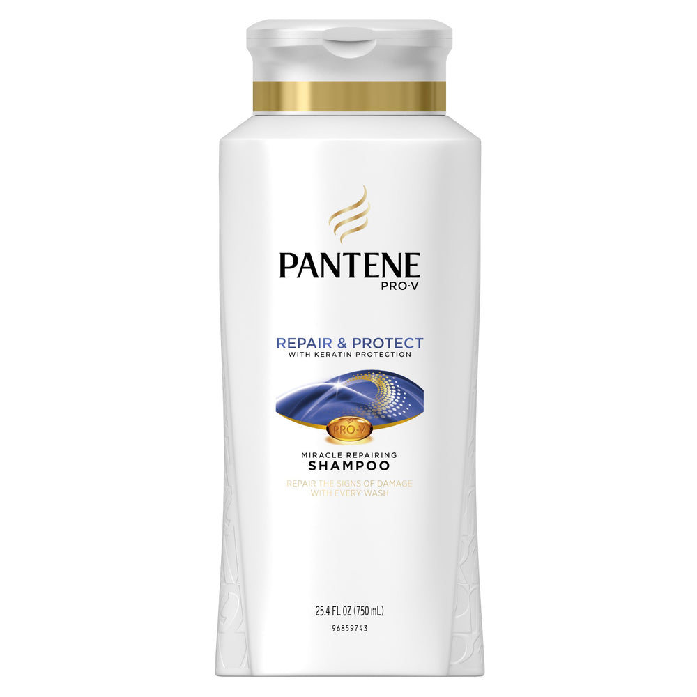 Pantene Pro-V Repair & Protect: bouteille facile à utiliser sur cheveux.