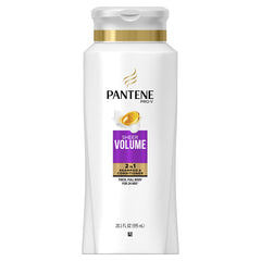 Pantene Pro-V Volume Léger 2-en-1: bouteille et étiquette visibles, volume potentiel.