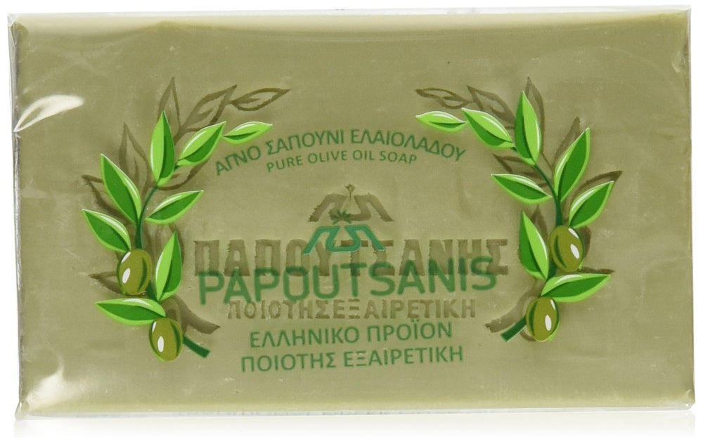 Papoutsanis savon huile d'olive – lot de 6 barres, douceur pour la peau