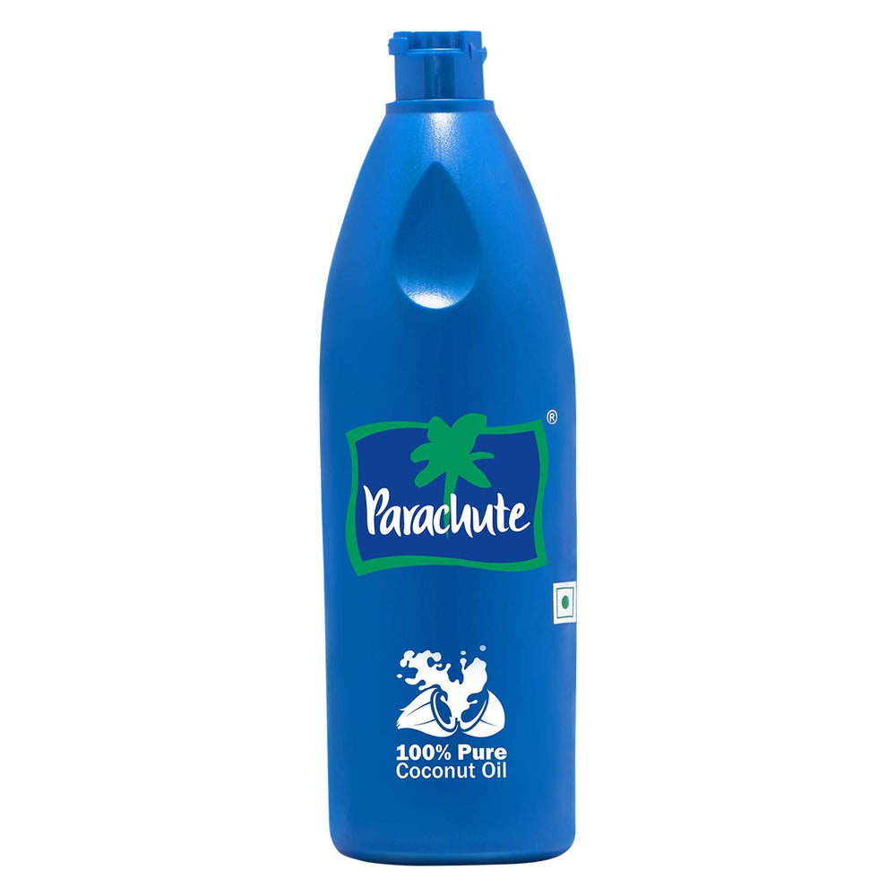 Parachute huile coco pur et fluide, idéal pour versement précis.