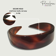 Parcelona bandeau bords lisses, bordures douces pour un port confortable en tout lieu.
