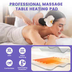 PARMOOM Chauffe-table Massage – fil chauffant visible, répartition uniforme de la chaleur.