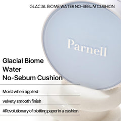 Parnell Glacial Biome Water coussin avec effet refroidissant pour une fraîcheur rapide