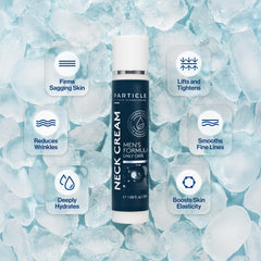 Particle Crème Cou: texture soyeuse offrant hydratation et confort.