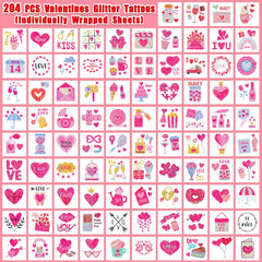 PARTYWIND Rose glitter: motif romantique sûr et amusant à utiliser.