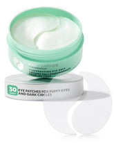 Patchology Gels Yeux Refroidissants appliqués pour un regard frais et rapide.