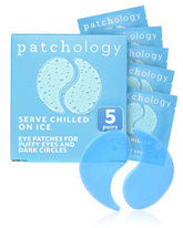 Patchology masques yeux gel rafraîchissants pour un regard plus frais.