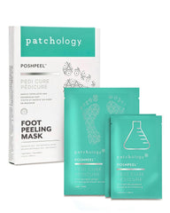 Patchology PoshPeel Pedi Cure – masque-pieds, exfolie et adoucit la peau des pieds.