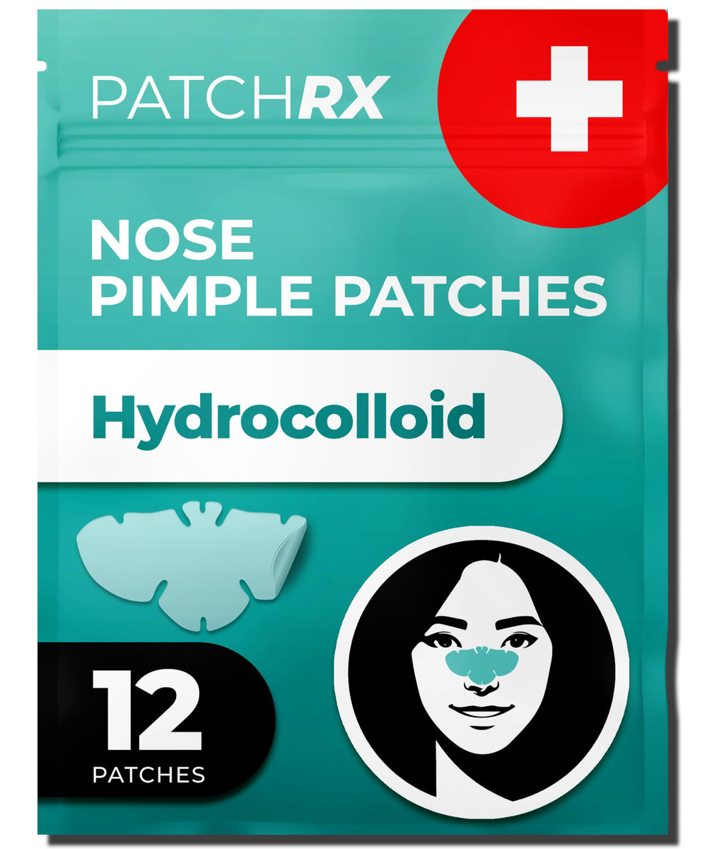 PatchRx pansement hydrocolloïde nez: absorption ciblée et barrière protectrice.