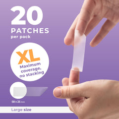 PatchRx patches acné, tailles petites, moyennes et grandes pour le visage