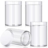 Pot Patelai 355 ml avec couvercle blanc, pratique pour crèmes et voyages.