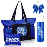 Sac Patelai Cheerleader bleu, pratique pour shopping et activités quotidiennes.