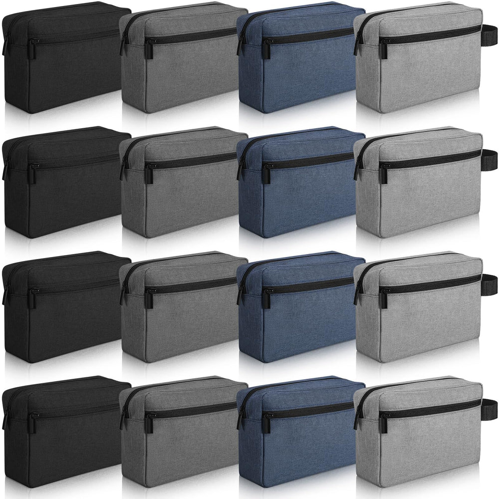 Trousse de toilette Paterr voyage avec 16 pièces et anse pratique pour le rangement.