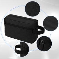 Paterr trousse de toilette voyage noire avec séparateur, organisation efficace