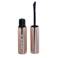 Gel PATRICK TA Mini Major Brow Lamination Gel, bouteille claire offrant une tenue longue durée pour sourcils.