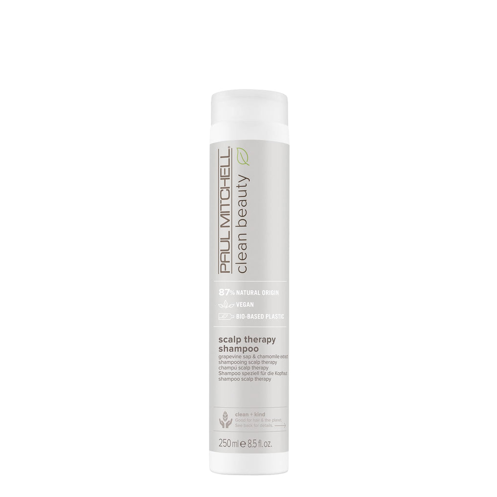 Paul Mitchell Clean Beauty Scalp Therapy, bouteille, apaise le cuir chevelu et apporte fraicheur