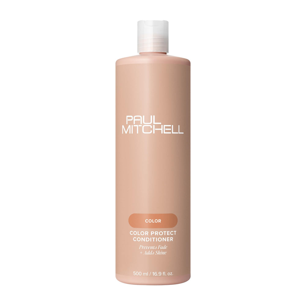 Paul Mitchell Color Protect Conditioner – bouteille visible, protège la couleur et démêle les cheveux.