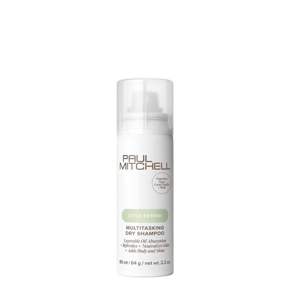 Paul Mitchell Multitasking Dry Shampoo absorbe les huiles des racines pour une fraîcheur rapide.