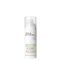Paul Mitchell Multitasking Dry Shampoo absorbe les huiles des racines pour une fraîcheur rapide.
