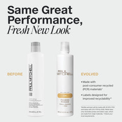 Paul Mitchell Foaming Pomade - texture légère adaptée aux cheveux bouclés et ondulés.