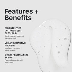Paul Mitchell Forever Blonde Shampoo – protéine KerActive et mélange botanique nourrissent en douceur.