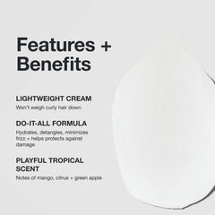 Texture crémeuse du Paul Mitchell Full Circle Leave-In prêt à démêler