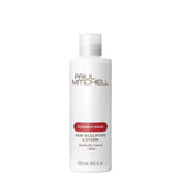 Paul Mitchell Hair Sculpting Lotion sur la bouteille – tenue moyenne et brillance.