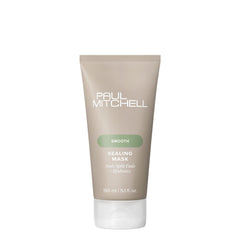 Paul Mitchell Sealing Mask bouteille et étiquette, hydratation accrue pour cheveux lisses.
