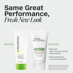 Paul Mitchell Straight Works: application facile sur cheveux humides pour démêler et lisser.