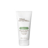 Paul Mitchell Straight Works: bouteille de gel prête au lissage des cheveux texturés et frisés.