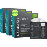 Paula's Choice 2% BHA Pads – boîte ensemble, pratique voyage et usage quotidien.