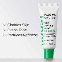 Paula's Choice Boost dropper dispensing a small amount for mixing.
