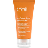 Paula's Choice C5 Super Boost Moisturizer bottle showing premium daily-use packaging and hydration potential.