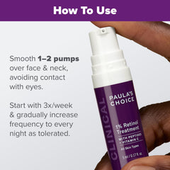 Paula's Choice Clinical 1% Retinol, application nocturne facile et confortable.