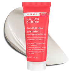Paula's Choice Defense Essential Glow, flacon-pompe prêt à l'emploi, protection minérale SPF30.
