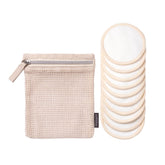Disques Paula's Choice réutilisables en bambou et coton, ensemble durable pour routine soin.