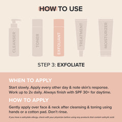 Paula's Choice RESIST exfoliant liquide: acide salicylique régulant le sébum et les pores.